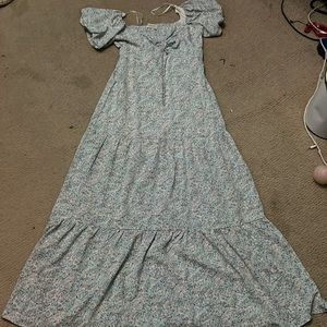 Urban outfitters/ kiss the sky floral maxi dress